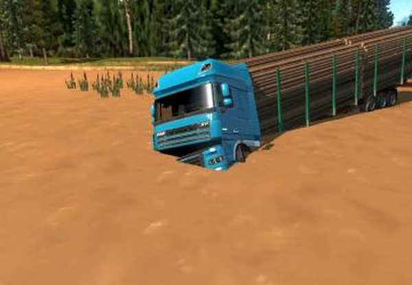 Карта «Harsh Russia»версия r11 для Euro Truck Simulator 2 (v1.39.x)