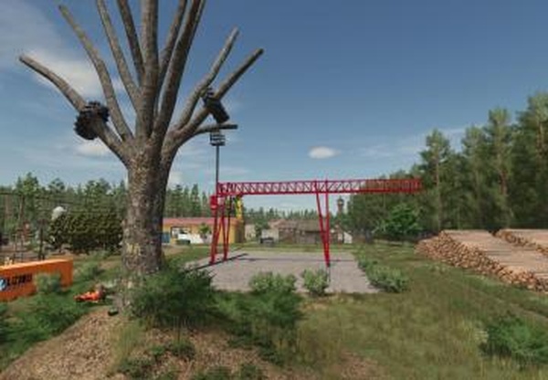 Карта «Zielonka Forest»версия BETA для Farming Simulator 2025