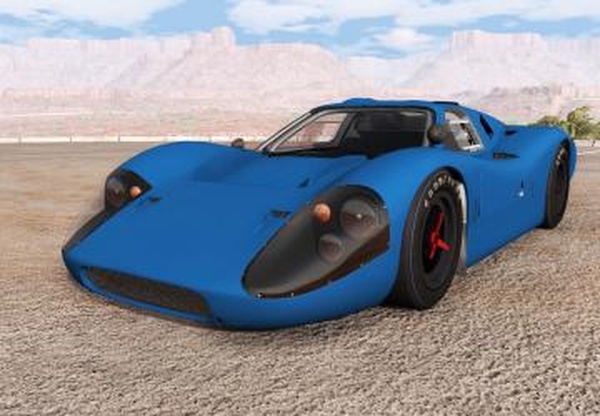 Ford GT40 (MkIV)версия 1.0 для BeamNG.drive (v0.11.x)