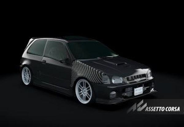 Toyota Starlet Glanza V 1999версия 1.0.1 для Assetto Corsa