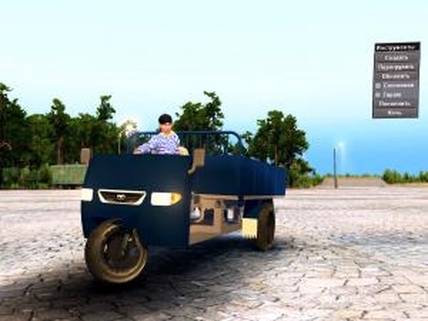 Agricultural tricycleверсия 21.02.17 для SpinTires (v03.03.16)