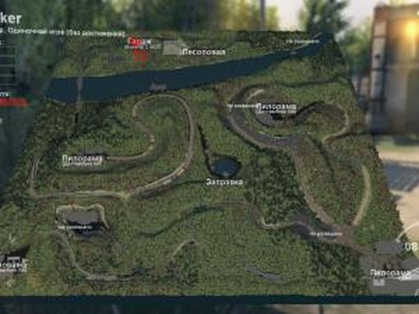 Карта «Стукер»версия 1 для SpinTires (v03.03.16)