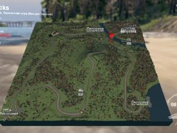 Карта «Паром»версия 0.2 для SpinTires (v03.03.16)