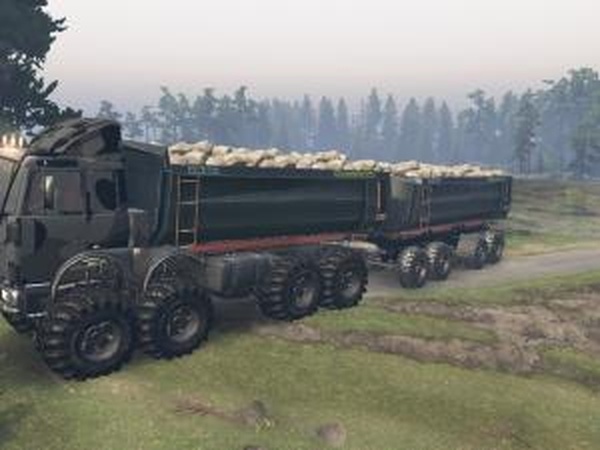 Камаз-635050/44118 / МЗКТ-7410версия 23.10.16 для SpinTires (v03.03.16)