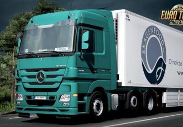 Mercedes Actros Open Pipe Sound Reworkedv2.0 для Euro Truck Simulator 2 (v1.39.x, - 1.43.x)