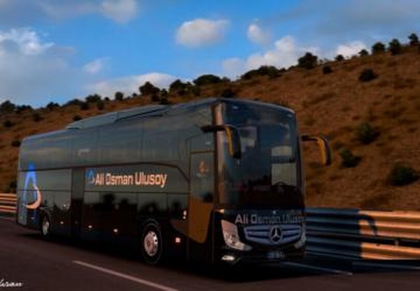 Mercedes Travego 15 16 SHD 2021версия 1.0 для Euro Truck Simulator 2 (v1.40.x, 1.41.x)