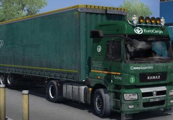 Грязный скин EuroCargoверсия 1.0 для Euro Truck Simulator 2 (v1.38.x, - 1.40.x)