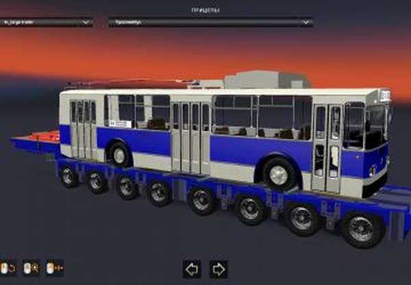 Пак прицепов Тяжеловесный груз для карты «Российские просторы»v10.0 для Euro Truck Simulator 2 (v1.40.x)