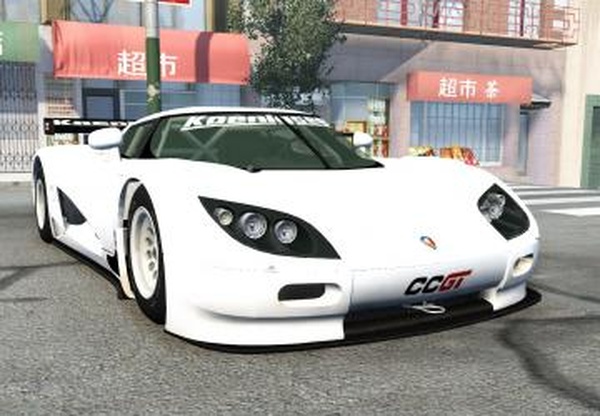 Koenigsegg CCGT 2007версия 1.1 для BeamNG.drive (v0.11.x)