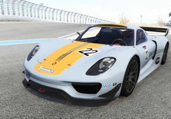 Porsche 918 RSR concept 2011версия 1.0 для BeamNG.drive (v0.11.x)