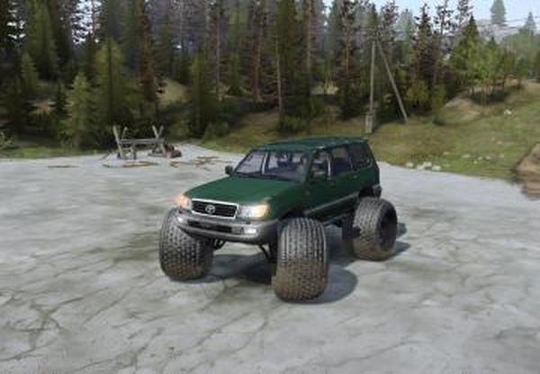 Toyota Land Cruiser 100 (измененный)версия 1.1 для Spintires: MudRunner (v18.10.18)