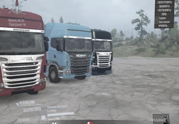 Scania Rcab 2009 4x4 NEWверсия 1.0 для Spintires: MudRunner (v18.10.18)