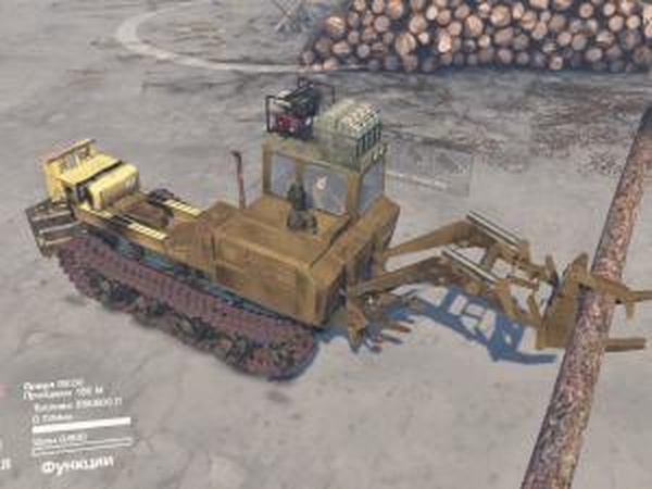 ТЛТ-100 «Онежец»версия 2.0 для SpinTires (v03.03.16)