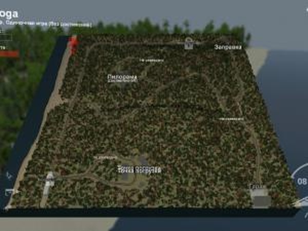 Карта «Ладога»версия 0.3 для SpinTires (v03.03.16)