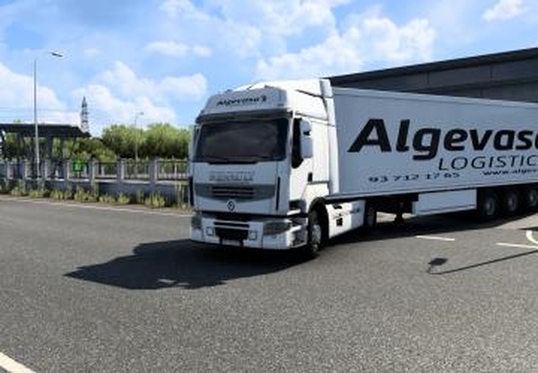 Комбо скин Algevasa Logisticsверсия 1.0 для Euro Truck Simulator 2 (v1.40.x)