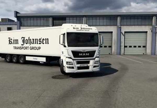 Комбо скин Kim Johansen Transportверсия 1.0 для Euro Truck Simulator 2 (v1.40.x)