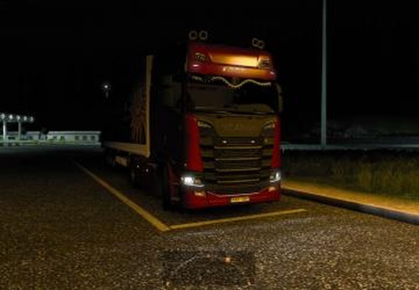 Scania New Generation V8 Stock sound reworkedv1.0 для Euro Truck Simulator 2 (v1.39.x, 1.40.x)