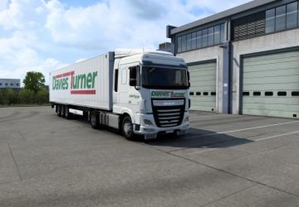 Комбо скин Davies Turnerверсия 1.0 для Euro Truck Simulator 2 (v1.40.x)