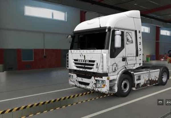 Грязный скин для Iveco Stralisверсия 1.0 для Euro Truck Simulator 2 (v1.40.x)