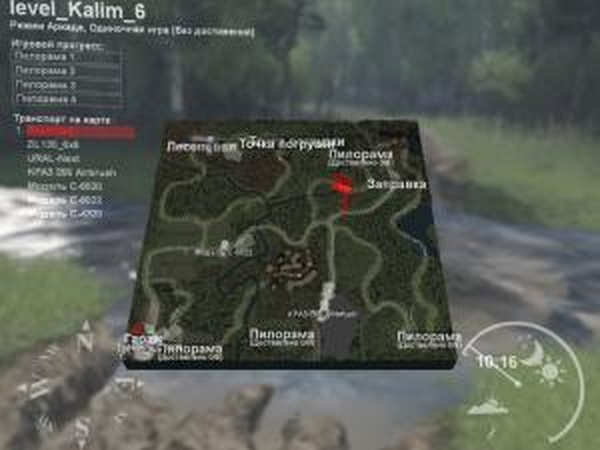 Карта «Калым 6»версия 1 для SpinTires (v03.03.16)