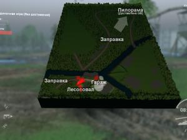 Карта «Лесок»версия тест для SpinTires (v03.03.16)