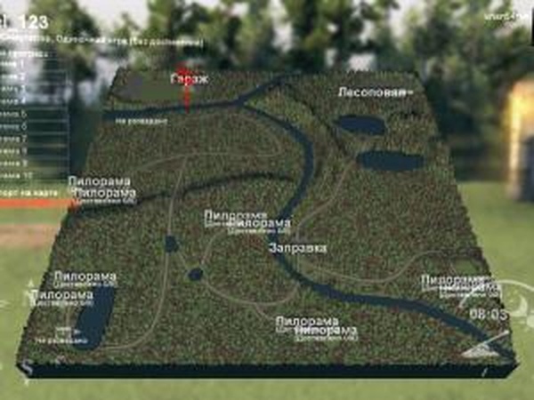 Карта «Level 123»версия 1.0 для SpinTires (v03.03.16)