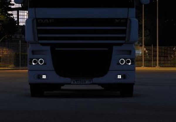 Ангельские глазки для DAF XF 105 by Vadikv1.1 для Euro Truck Simulator 2 (v1.40.x)