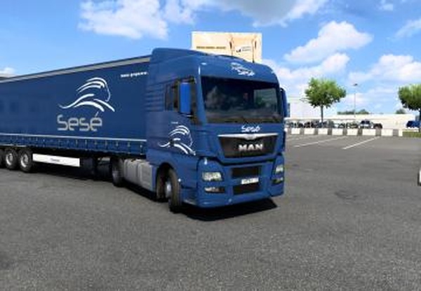 Комбо скин Grupo Seseверсия 1.0 для Euro Truck Simulator 2 (v1.40.x)
