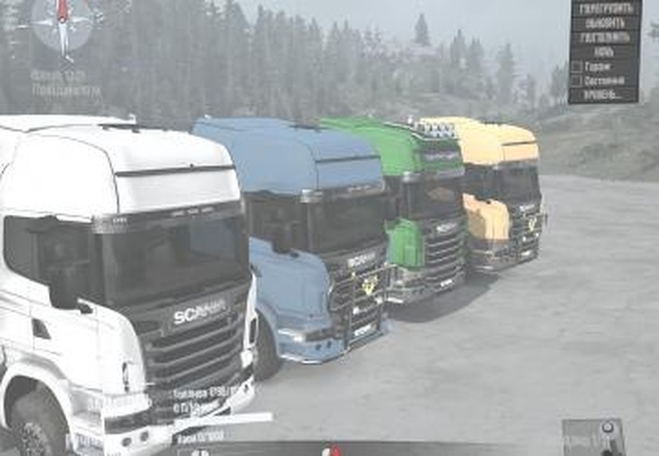 Scania R730 10x10 collorверсия 1.0 для Spintires: MudRunner (v18.10.18)