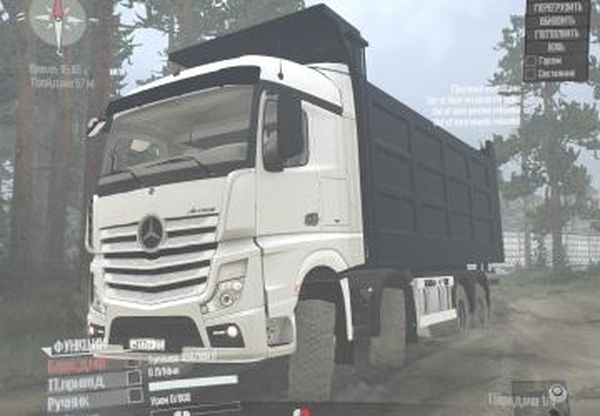 Mercedes-Benz MP4 8x8версия 1.1 для Spintires: MudRunner (v18/05/21)