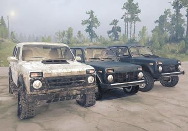 Нива-2329 «Разведчик 2» + Лада 2121версия 29.03.2019 для Spintires: MudRunner (v18/05/21)