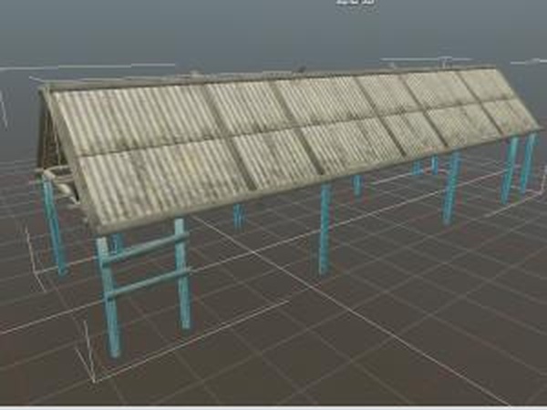 Объект для редактора карт «Навес от пилорамы»v1.0 для SpinTires (v03.03.16)