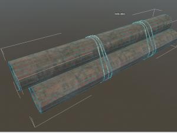 Объект для редактора карт «Металлические трубы»v1.0 для SpinTires (v03.03.16)