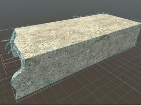 Объект для редактора карт «Бетонная Плита»v1.0 для SpinTires (v03.03.16)