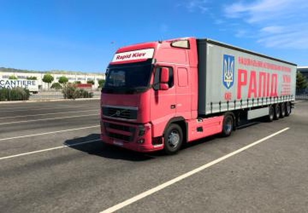Комбо скин Rapid trans Kievверсия 1.0 для Euro Truck Simulator 2 (v1.40.x)