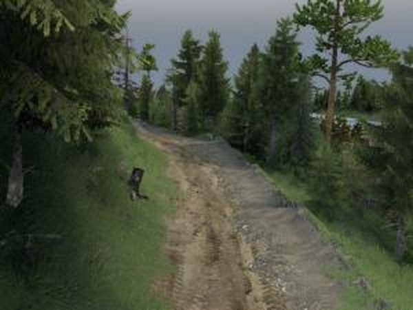 Карта «Озеро»версия 1.0 для SpinTires (v03.03.16)