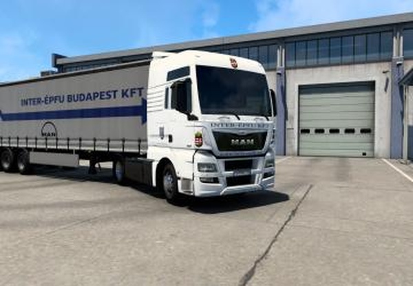 Комбо скин Inter-Epfu Kft для MAN TGX Euro 6v1.0 для Euro Truck Simulator 2 (v1.40.x)