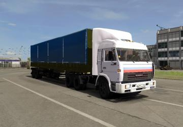 Прицеп «НефАЗ 9334» из сериала Дальнобойщикиv1.1 для Euro Truck Simulator 2 (v1.40.x, - 1.43.x)