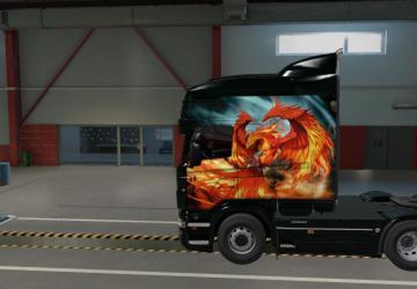 Скин Феникс для Scania R&S от RJLверсия 1.0 для Euro Truck Simulator 2 (v1.40.x)