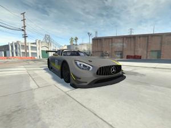 Mercedes-AMG GT3версия 1.0 для BeamNG.drive (v0.11)