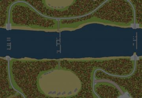 Карта «Река, дорога»версия 1.0 для Spintires: MudRunner (v18.10.18)
