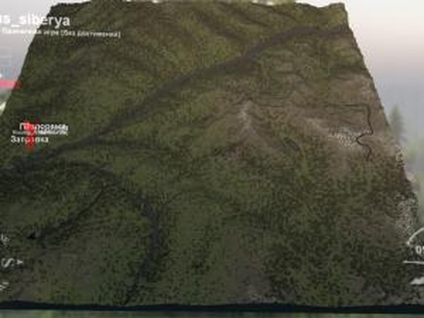 Карта «Сибирь»версия 1.0 для SpinTires (v03.03.16)