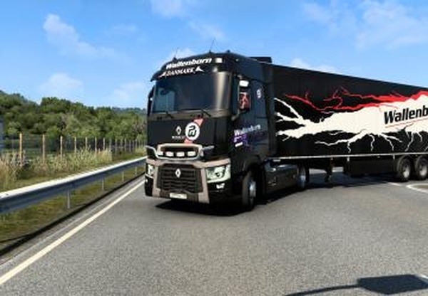Комбо скин Wallenborn The blackверсия 1.0 для Euro Truck Simulator 2 (v1.40.x)
