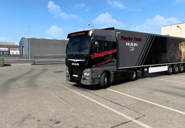 Комбо скин Penske Truckверсия 1.0 для Euro Truck Simulator 2 (v1.40.x)