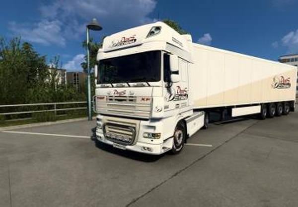 Комбо скин Denis trans DAFверсия 1.0 для Euro Truck Simulator 2 (v1.40.x)