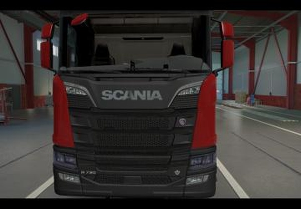 Новые фары для тягачей Scania Next-Gen R&Sv1.2.1 для Euro Truck Simulator 2 (v1.40.x)