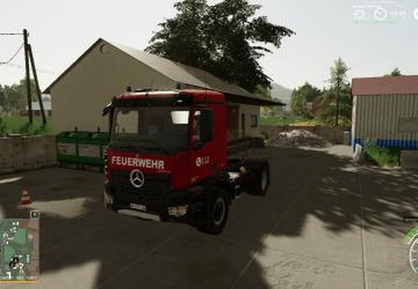 Mercedes Feuerwehrверсия 1.0.0.0 для Farming Simulator 2019 (vFarming Simulator 2019)