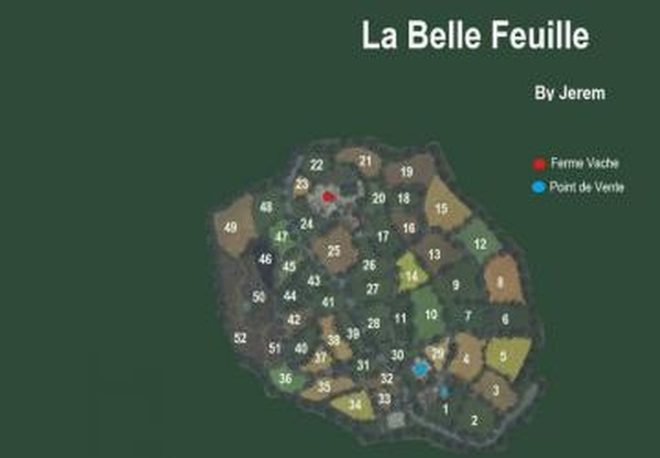 Карта «La Belle Feuille»версия 1.0.0.0 для Farming Simulator 2019 (v1.6.x)
