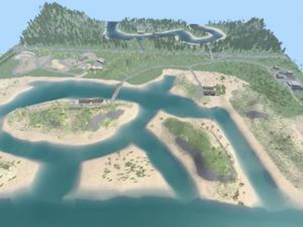 Карта «Fir Rock»версия 2.0 для BeamNG.drive (v0.10.x)