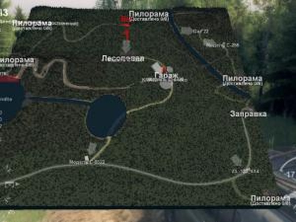 Карта «Реал 3»версия 1.0 для SpinTires (v03.03.16)